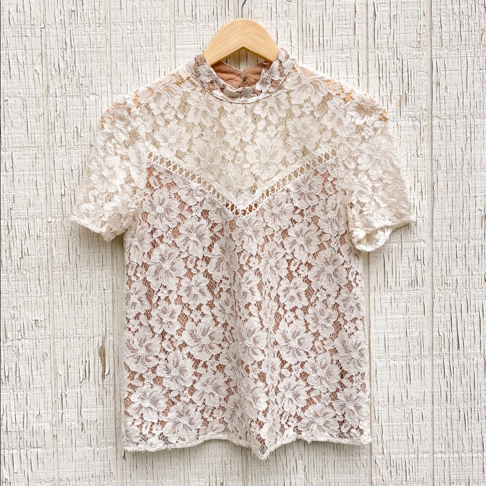 White Lace Top